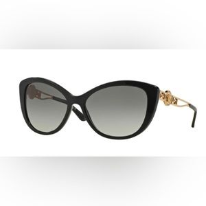 Versace Black Cat Eye Gold Medusa 🐈‍⬛Sunglasses NEW 😍🥰